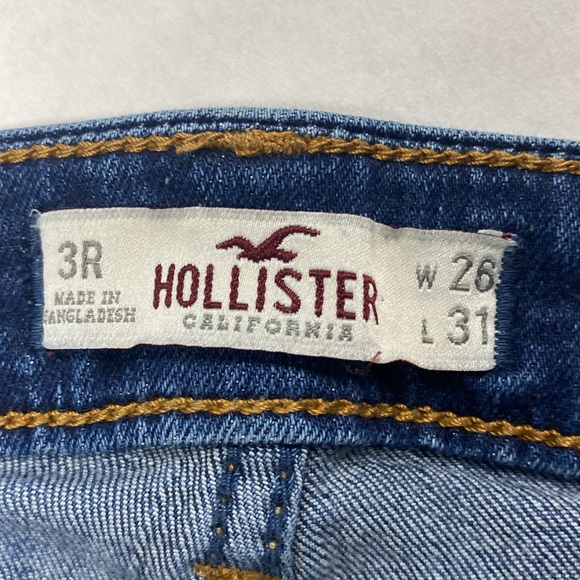 Women’s Hollister Brand Jeans denim skinny stretch Jegging size 3 R juniors - Picture 4 of 5